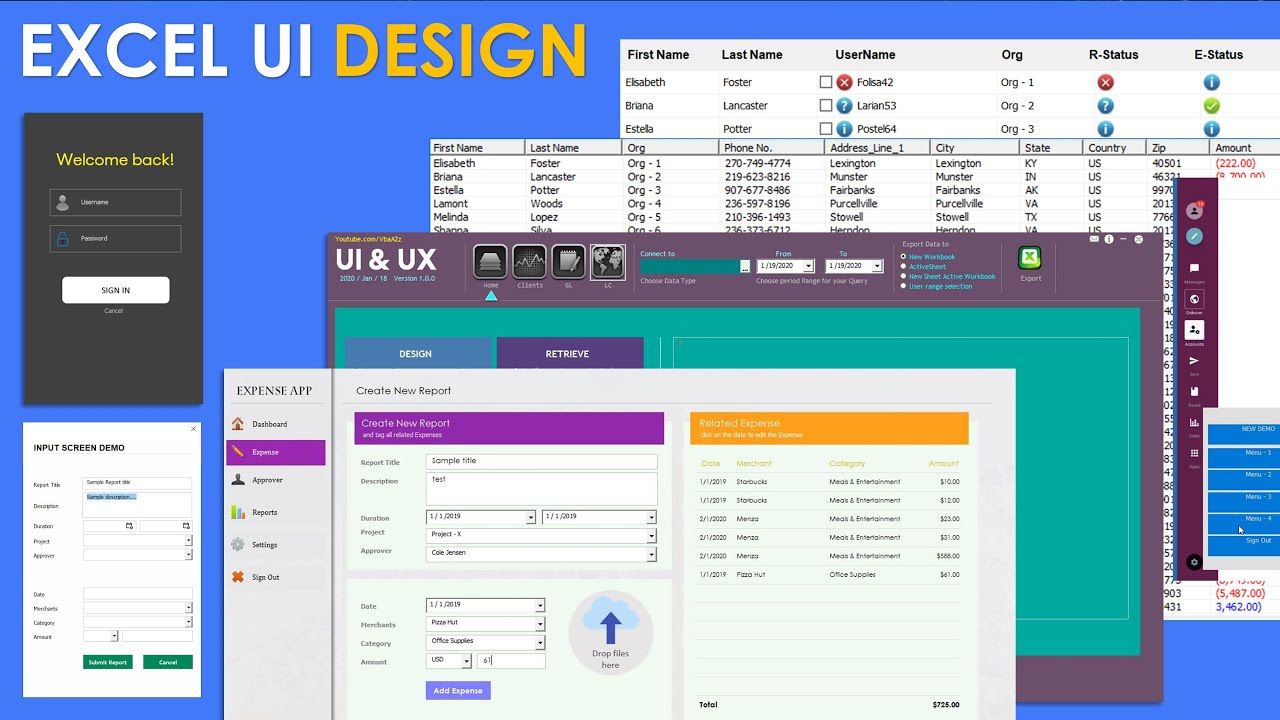 Advanced Excel Userform With Real-Life Projects. Modern Ui For Beginners And Professionals pertaining to Free Excel Userform Templates