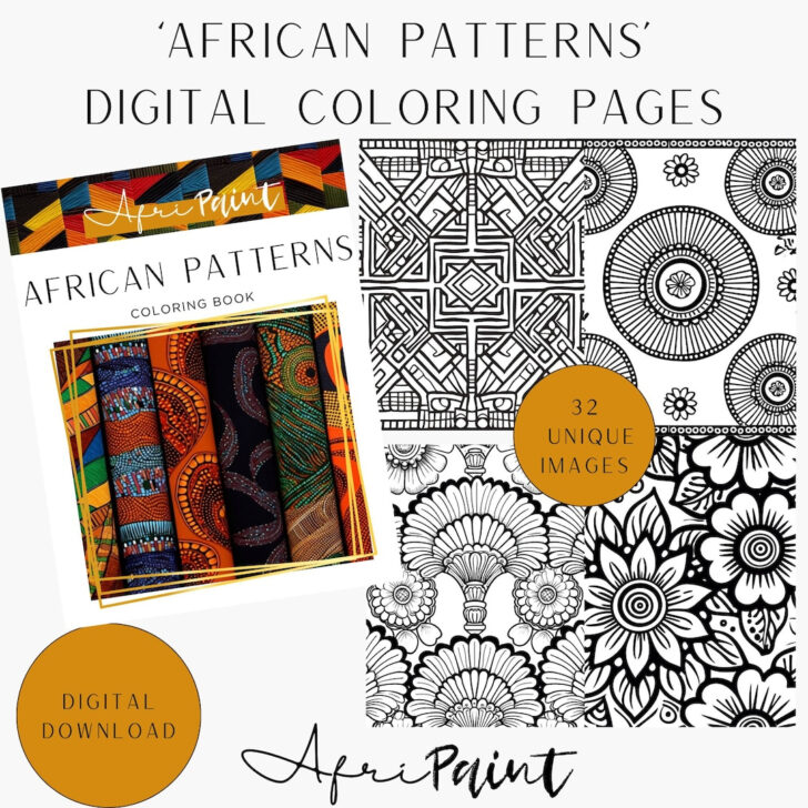 Kids Printable African Patterns