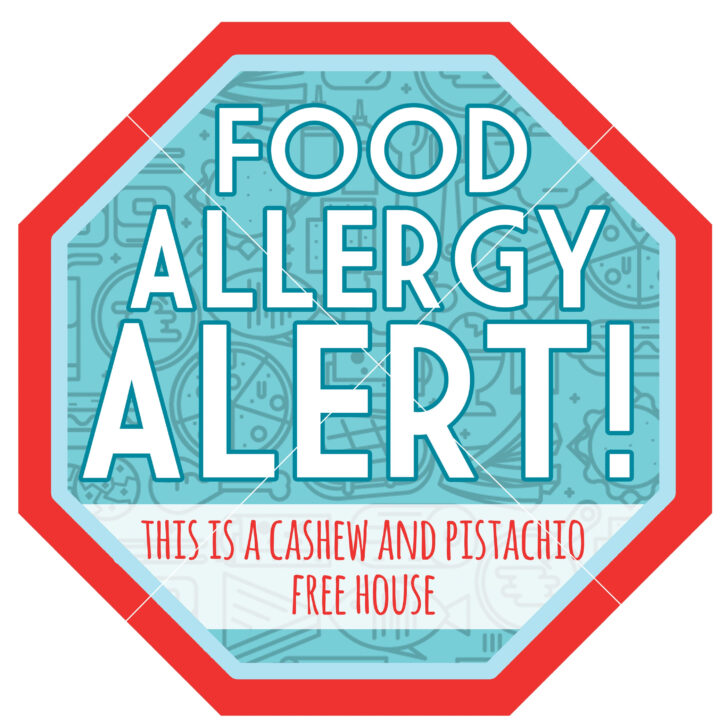 Free Printable Food Allergy Signs