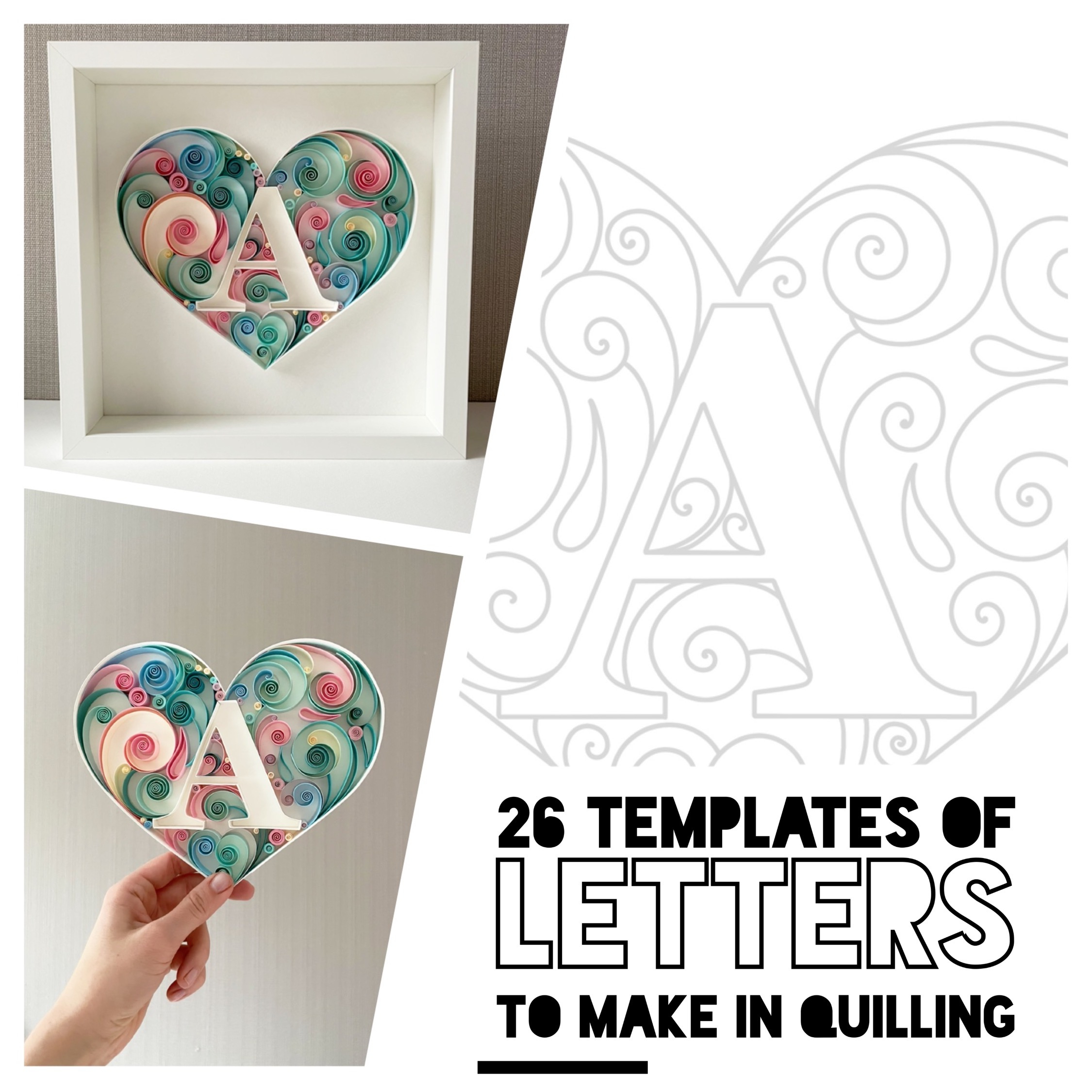 Alphabet Undersaddle Outlines Fantastic Digital inside Alphabet Free Printable Quilling Patterns