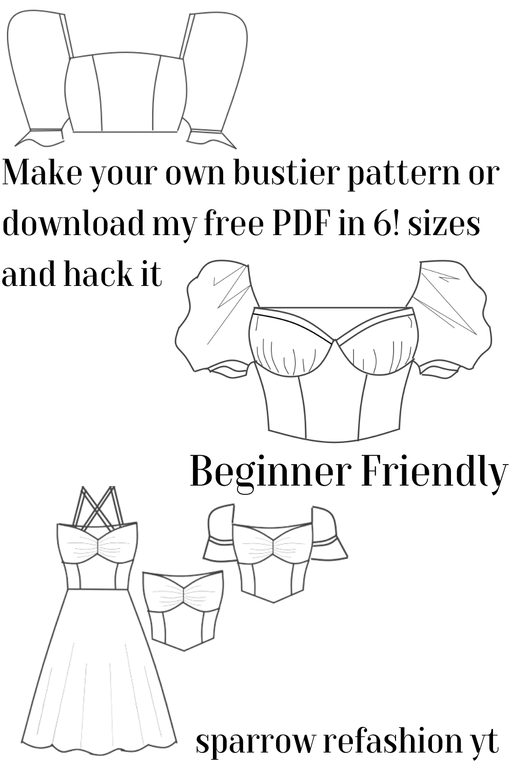 Anielskaaniela: A Blog For Sewing Lovers And Diy Enthusiasts in Free Printable Corset Sewing Pattern
