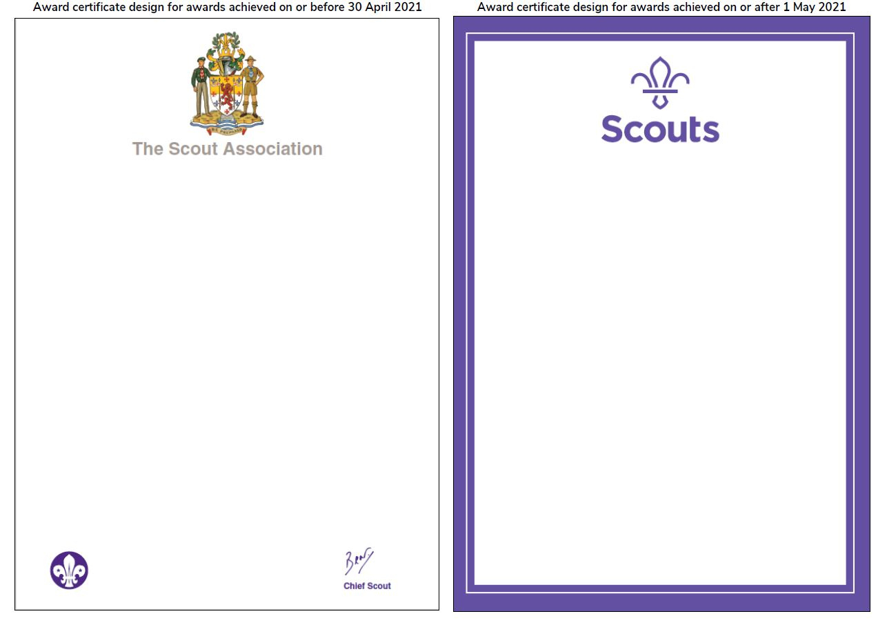 Award Certificates | Scouts within Free Printable Scout Certificates