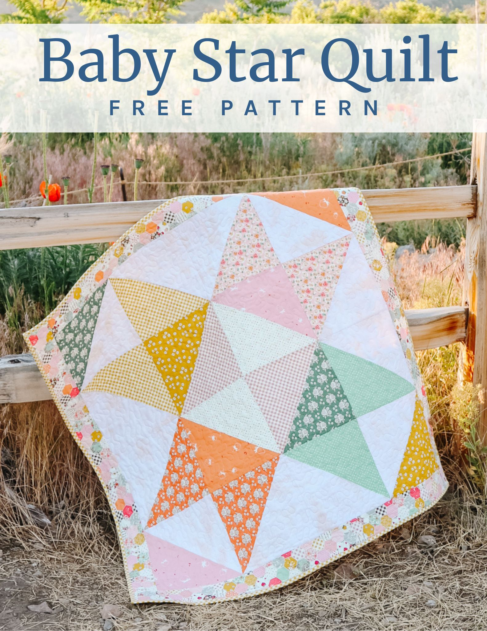 Baby Star Quilt Free Pattern - Diary Of A Quilter - A Quilt Blog intended for Free Printable Baby Applique Patterns