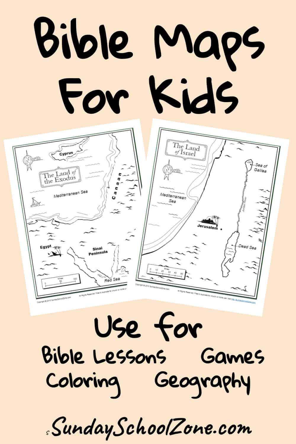 Bible Maps Archives - Children&amp;#039;S Bible Activities | Sunday School throughout Free Printable Bible Maps