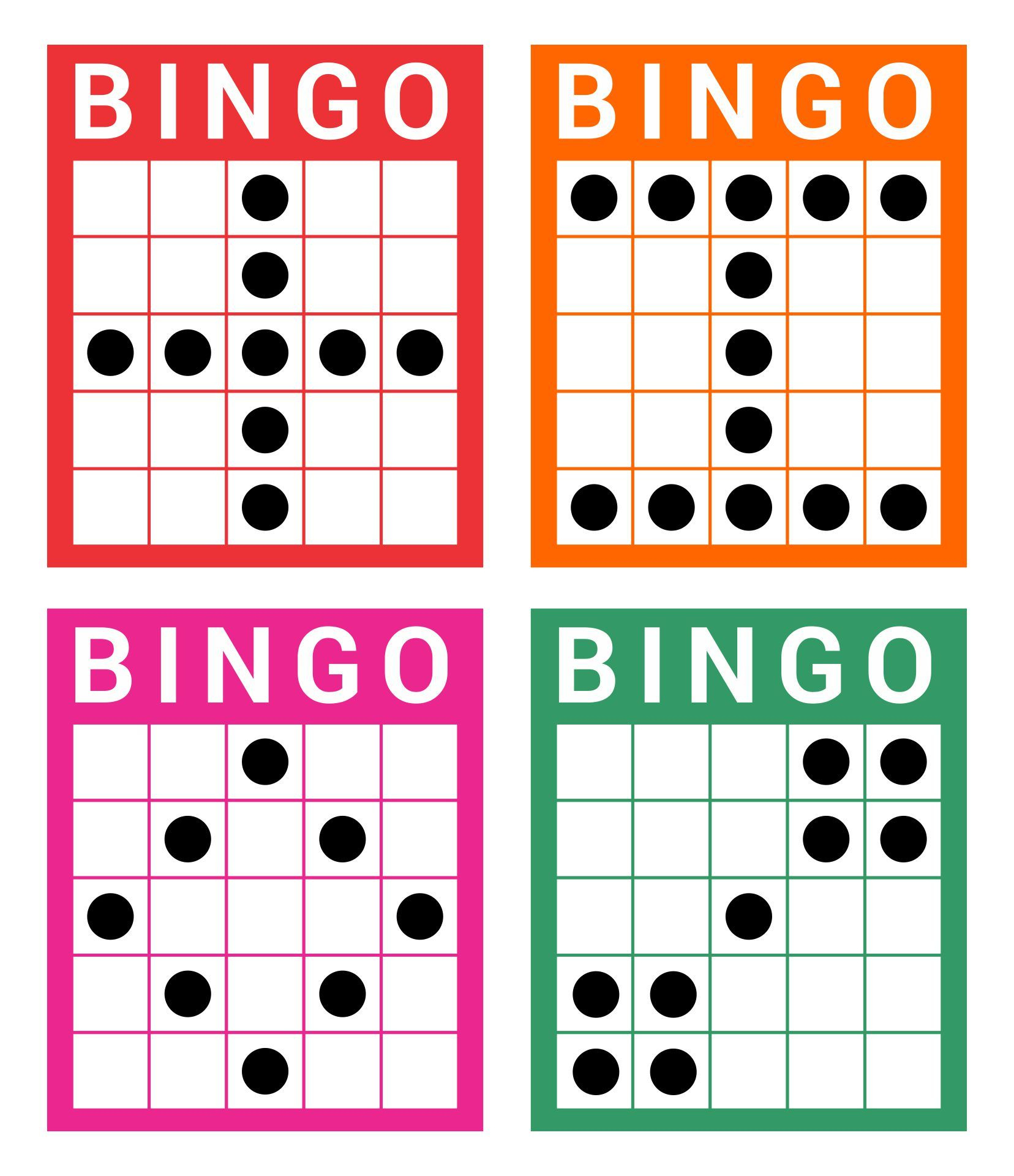Bingo Pattern Examples - 13 Free Pdf Printables | Printablee in Free Printable Bingo Patterns