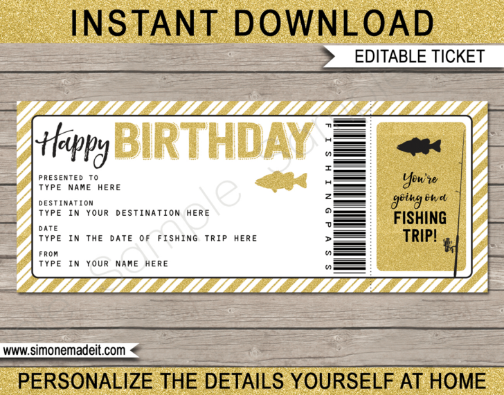 Free Fishing Certificate Templates