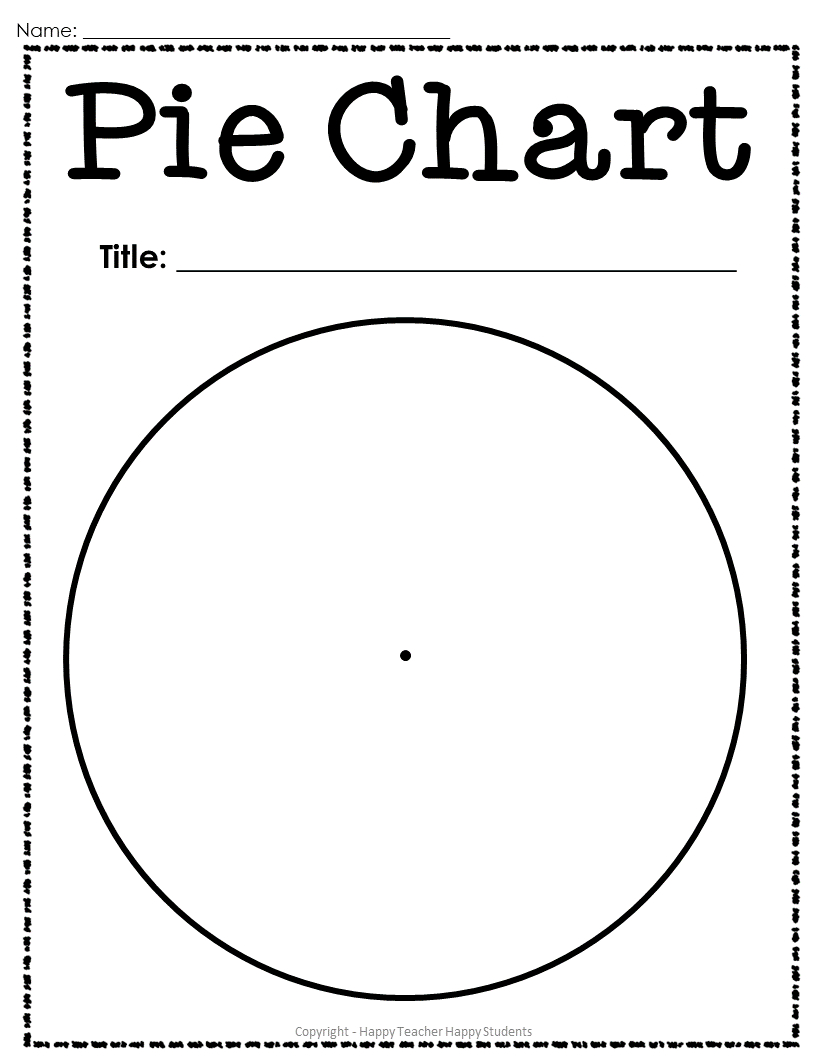 Blank Graph Templates- Bar Graph, Pie Chart, Pictograph, Line inside Blank Pie Chart Printable