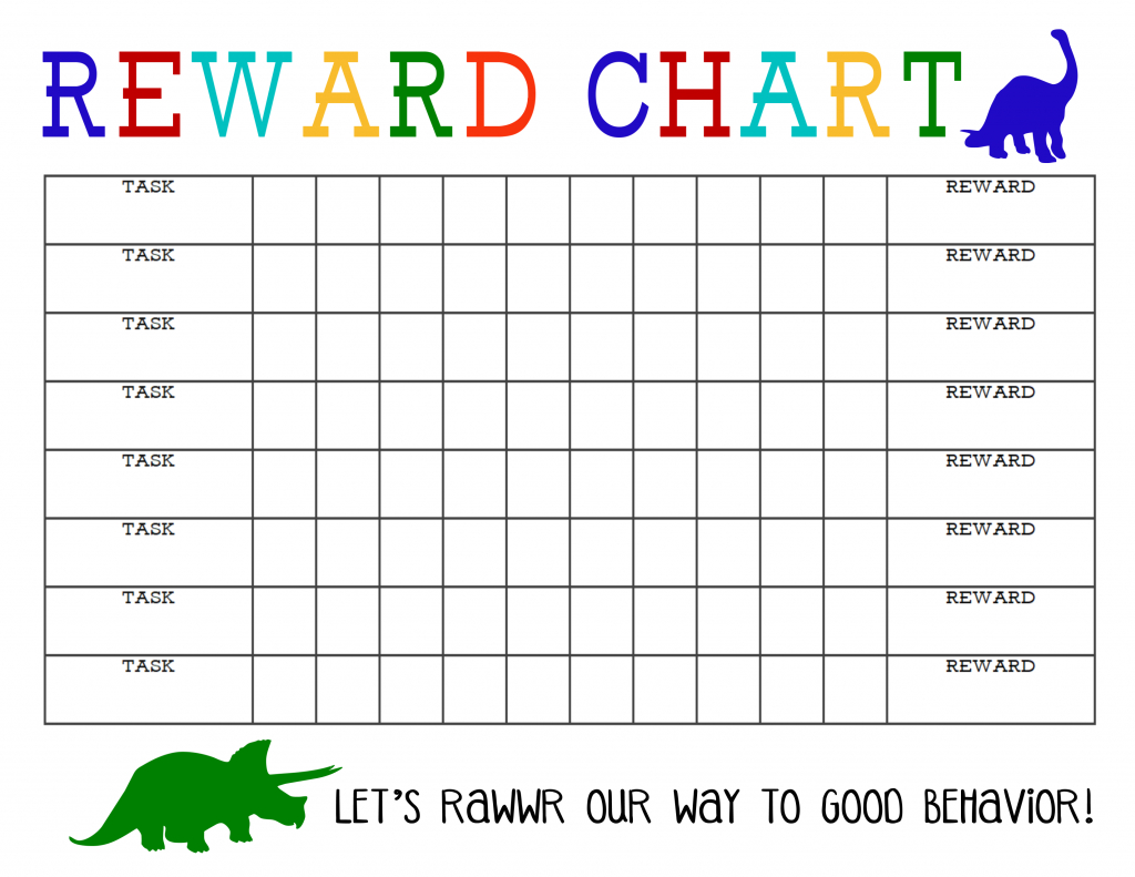 Blank Reward Chart Printable - The Girl Creative within Childrens Sticker Chart Printable