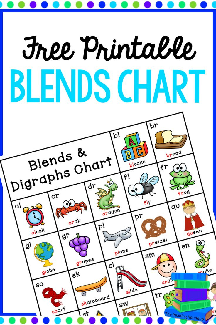 Blends &amp;amp; Digraphs Chart Free regarding Digraph Chart Printable Free