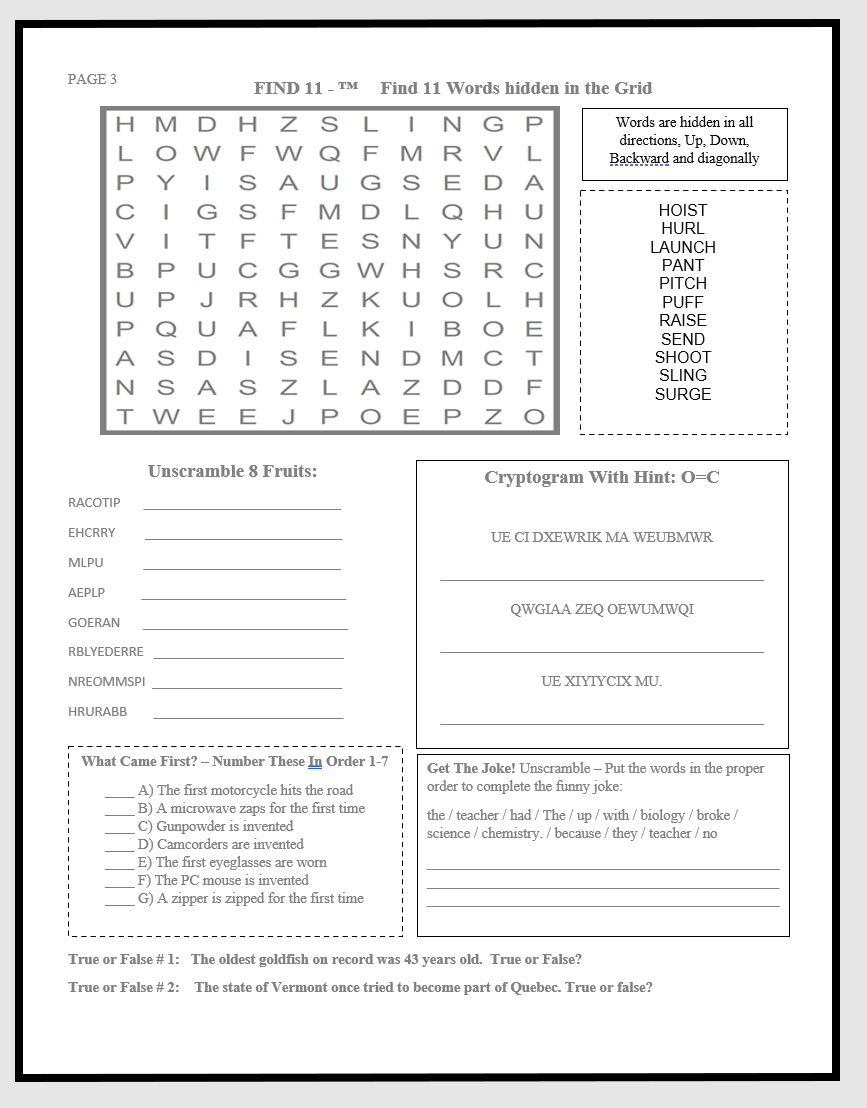 Brain Games Hub – Keep That Brain Popping - Worksheets Library throughout Free Printable Crosswords By Timothy Parker
