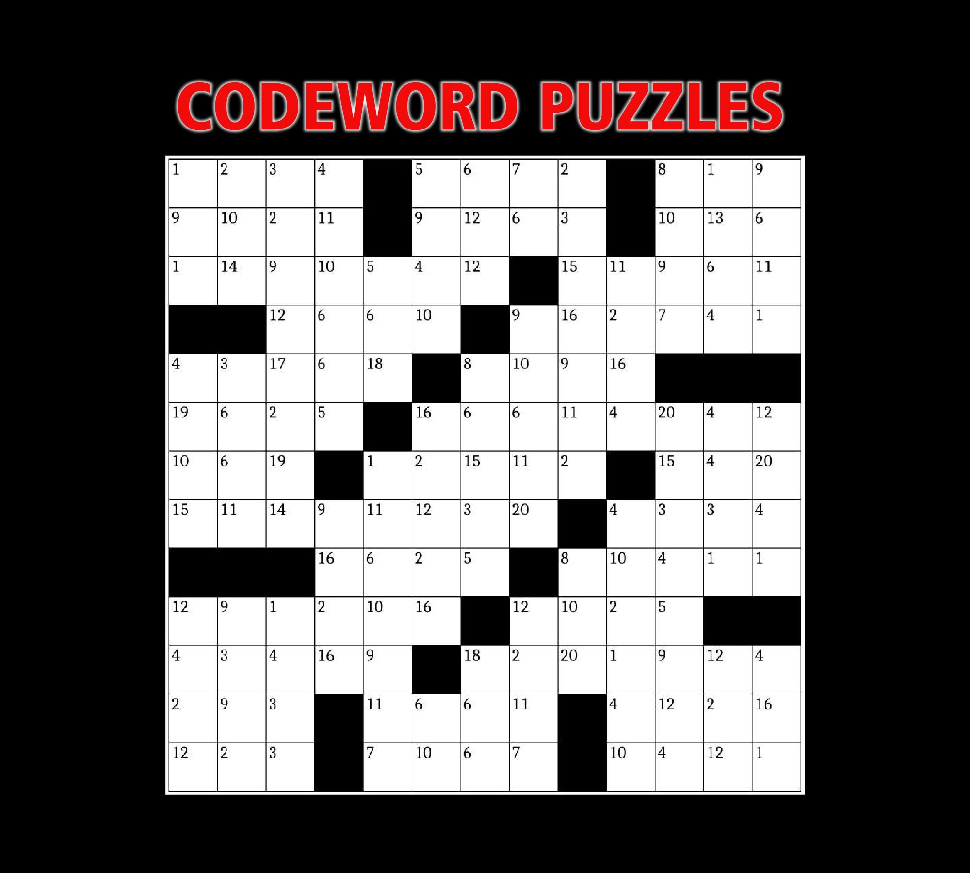Buy Digital Download 102 Printable Codeword Puzzles For Adults with Free Online Printable Codeword Puzzles
