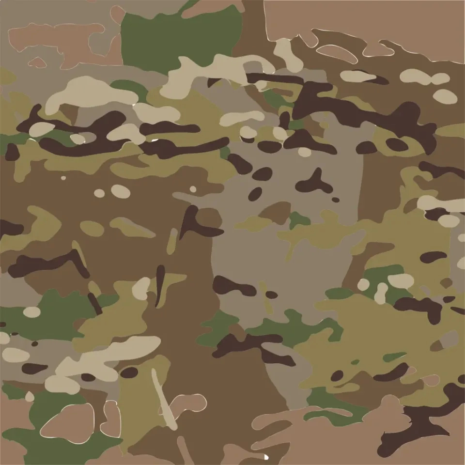 Camouflage Stencil Setsamk3D | Download Free Stl Model regarding Free Printable Multicam Stencils