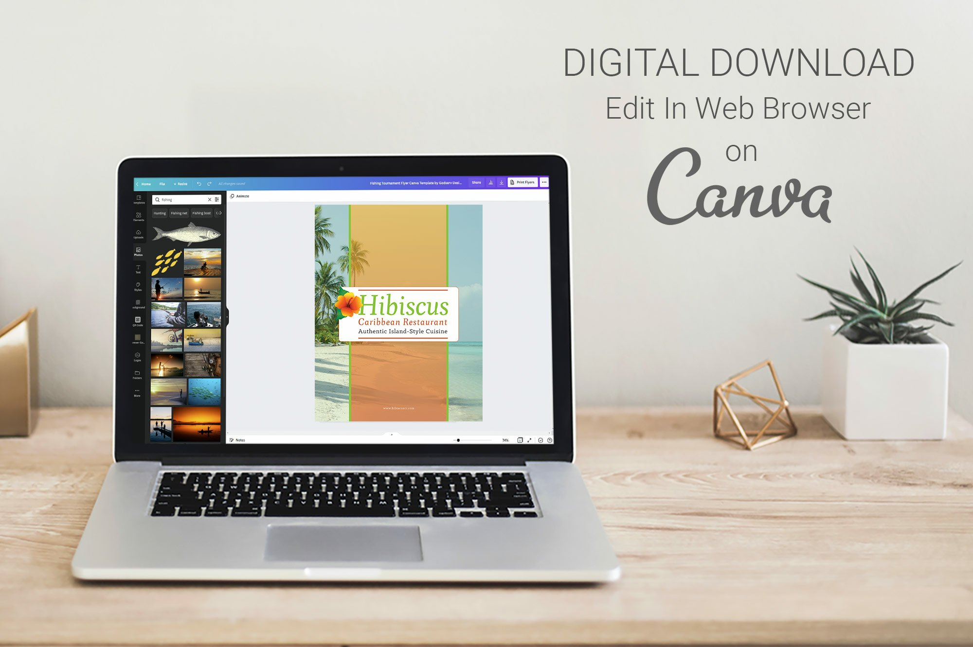 Caribbean Restaurant Menu Template For Canva intended for Free Caribbean Menu Template