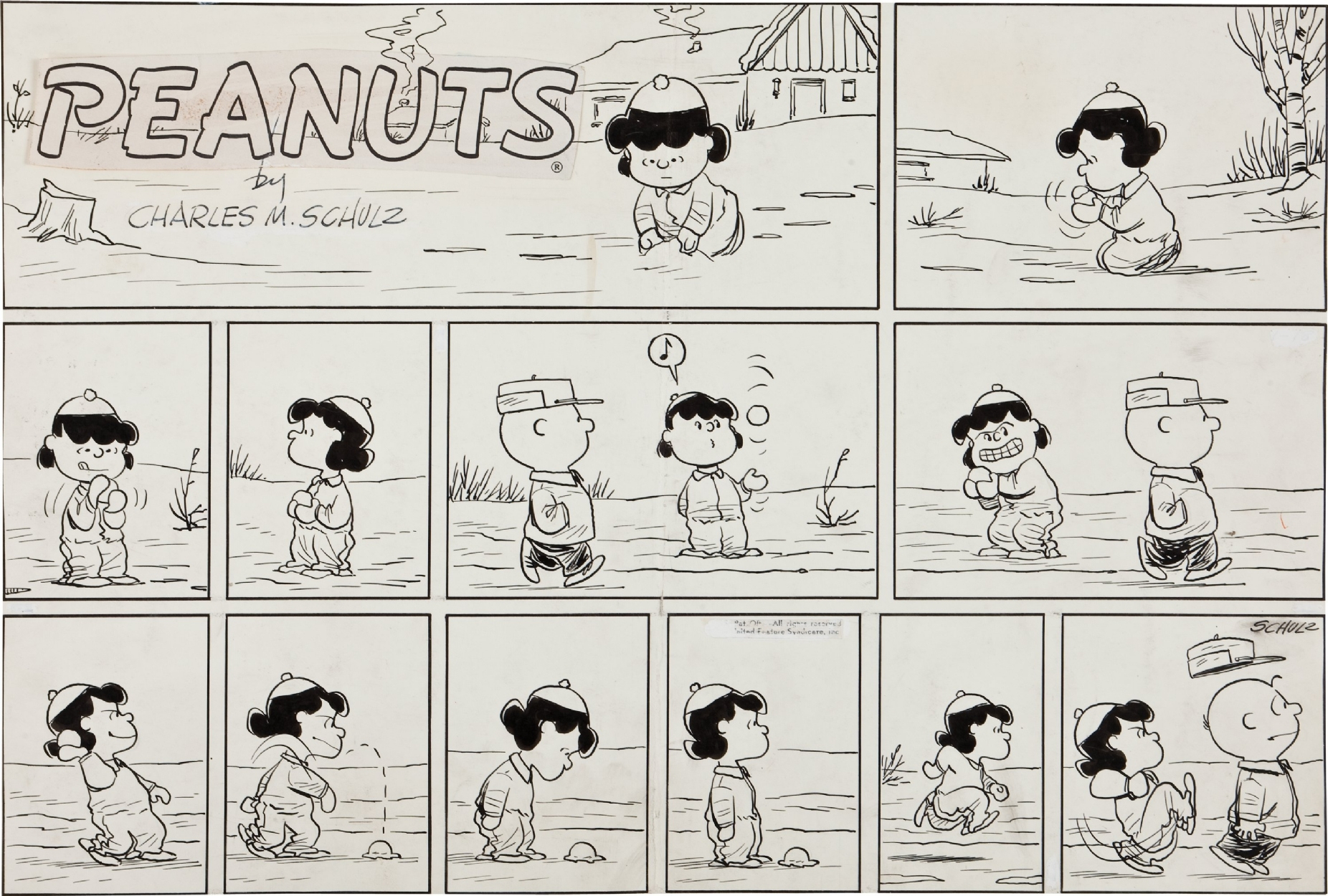 Charles M. Schulz - Original Comic Art pertaining to Free Printable Peanuts Comic Strips