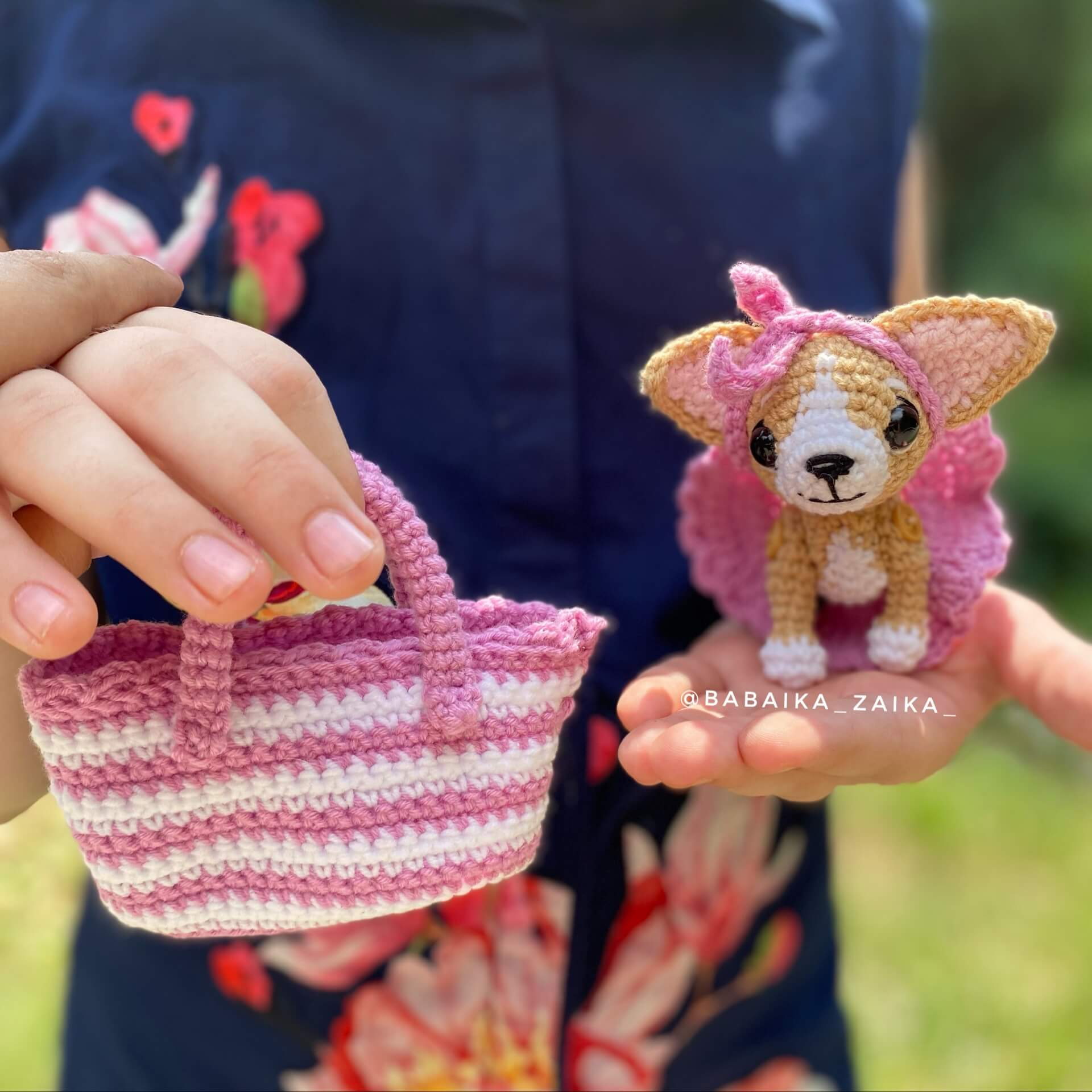 Chihuahua In Bag Crochet Pattern - Printable Pdf - Amigurumi Today Shop regarding Free Printable Stuffed Chawawa Patterns