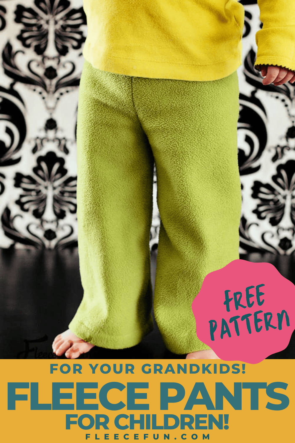 Child&amp;#039;S Basic Fleece Pants - Free Pattern ♥ Fleece Fun pertaining to Free Printable Toddler Pants Pattern
