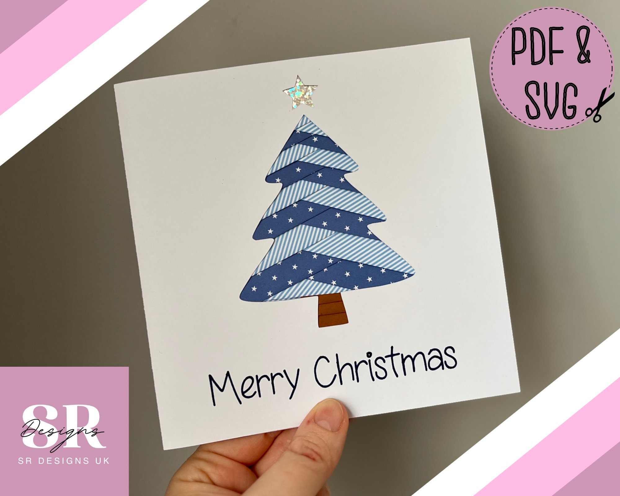 Christmas Tree Iris Folding Pattern Template Pdf &amp;amp; Svg. Christmas with regard to Free Iris Folding Templates Christmas