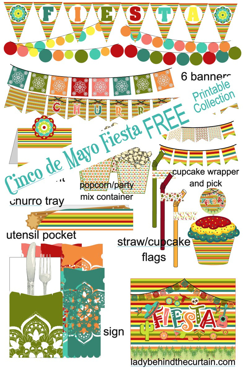 Cinco De Mayo Fiesta Party Free Printable Collection with regard to Free Printable Cinco De Mayo Birthday Cards