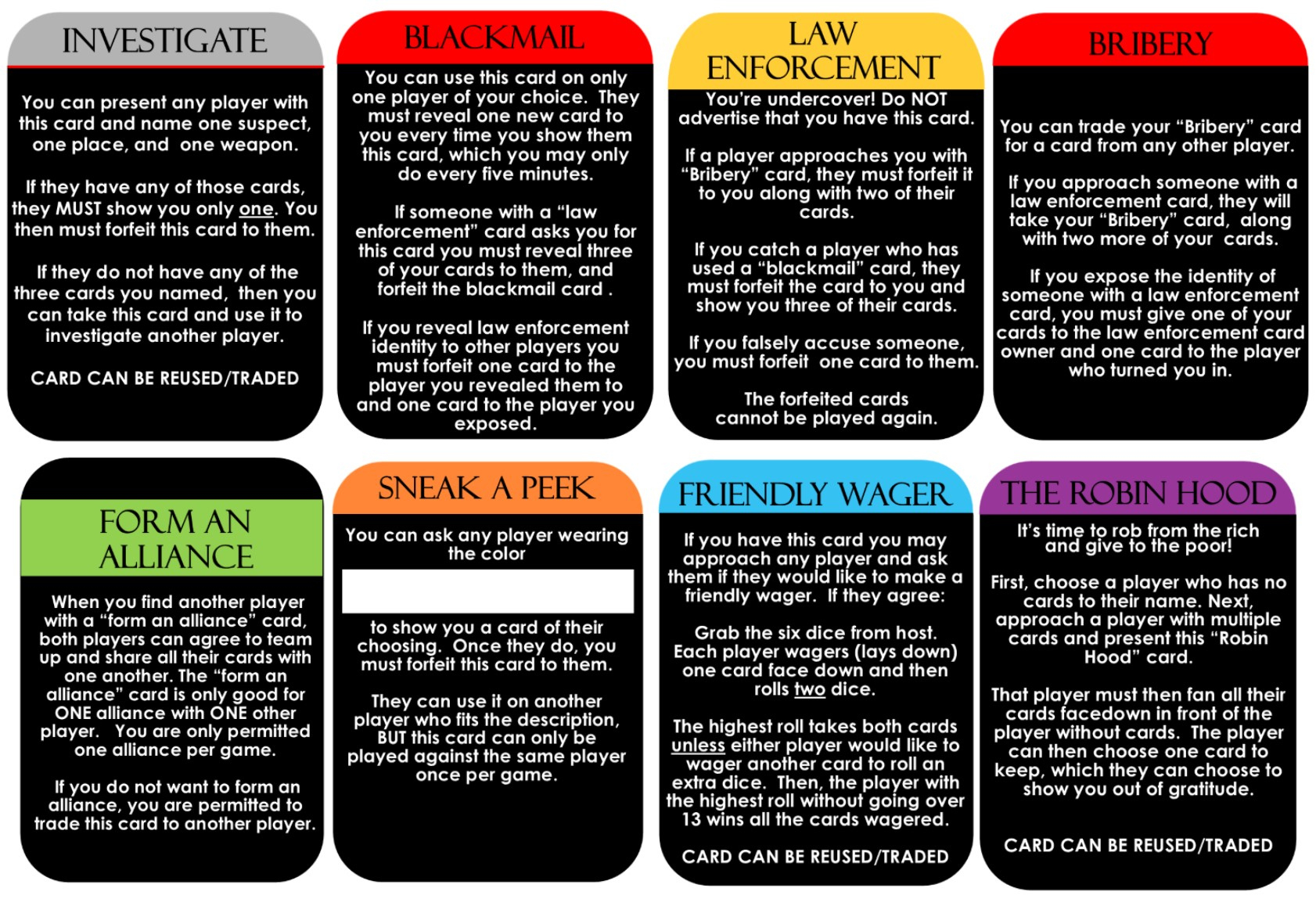 Clued-In Murder Mystery Scavenger Hunt - Printable Party Game within Murder Mystery Party Free Printables