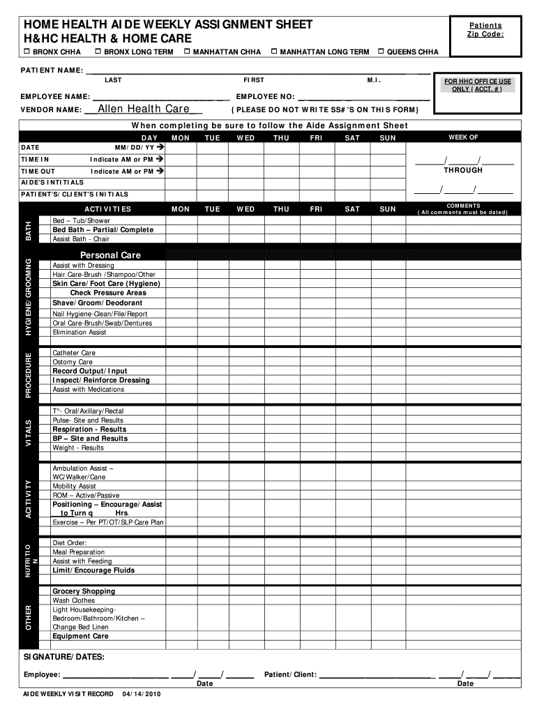 Cna Charting - Fill Online, Printable, Fillable, Blank | Pdffiller within Free Cna Assignment Sheet Templates