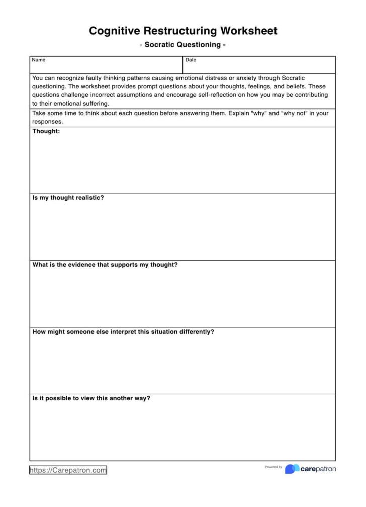 Free Printable Cognitive Exercises