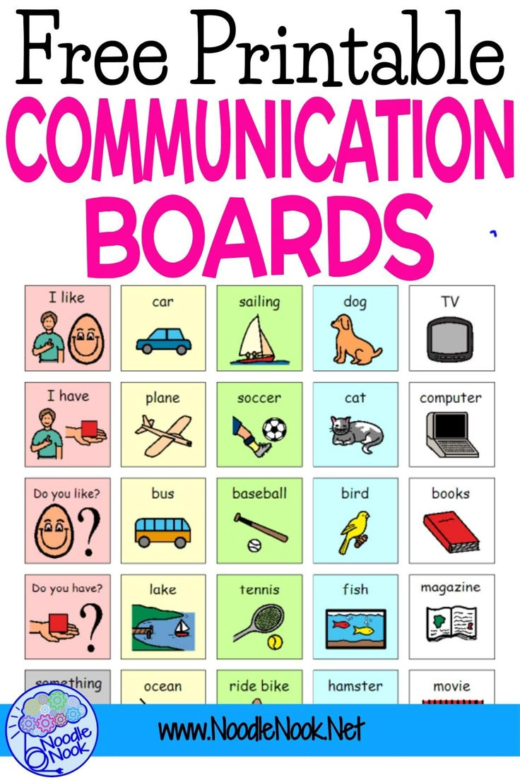 Communication Boards- Printable And Free inside Boardmaker Free Printables