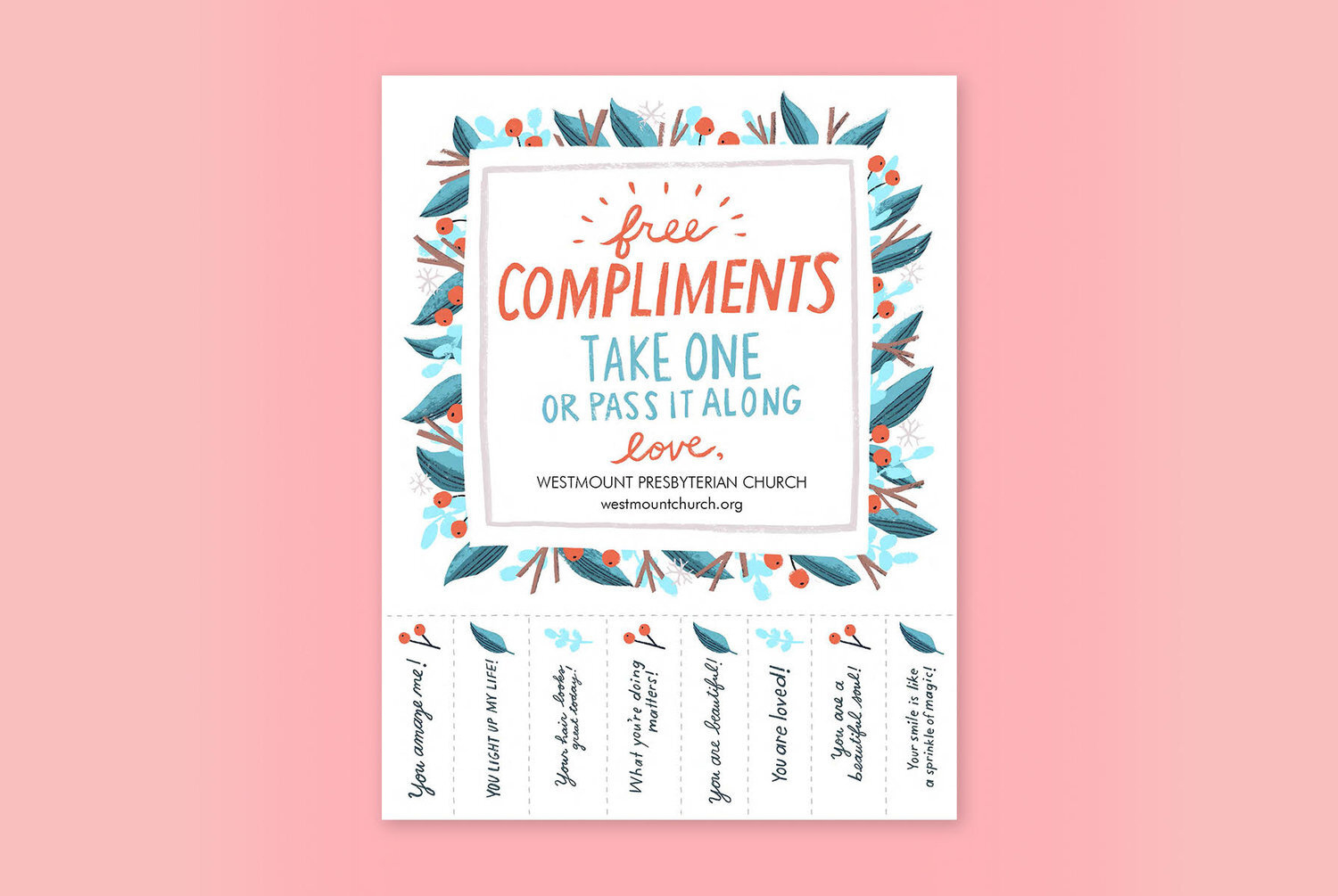 Compliments&amp;quot; Printable throughout Free Compliments Printable