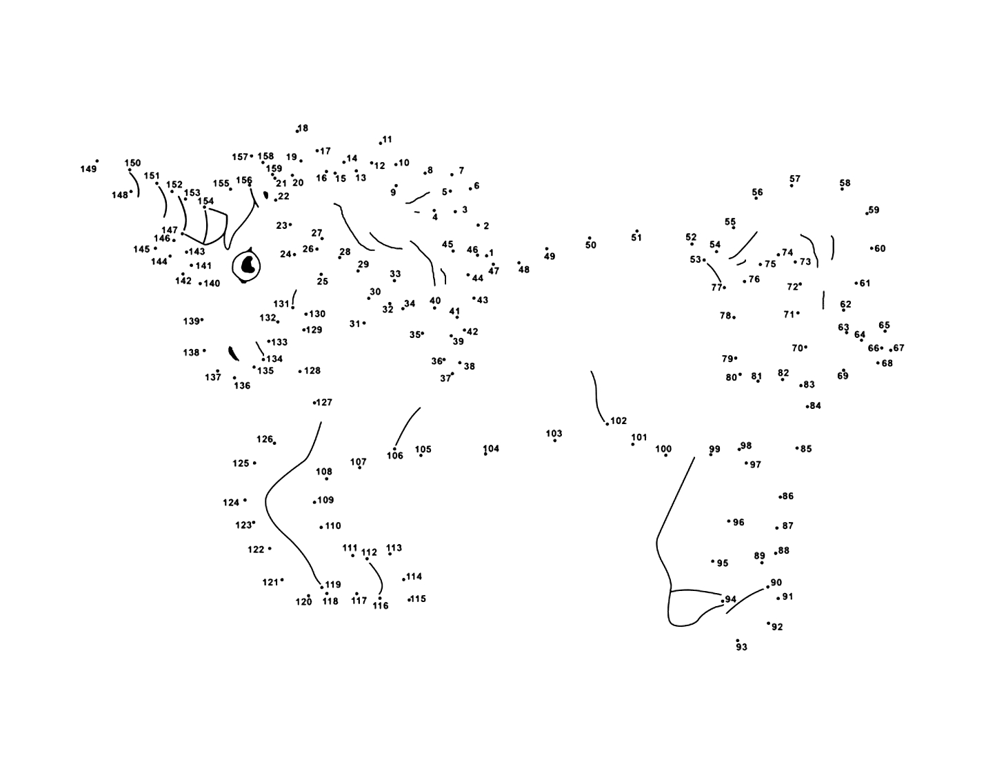 Connect The Dots Printables – Printable Coloring Pages inside Free Connect The Dots Printables For Adults