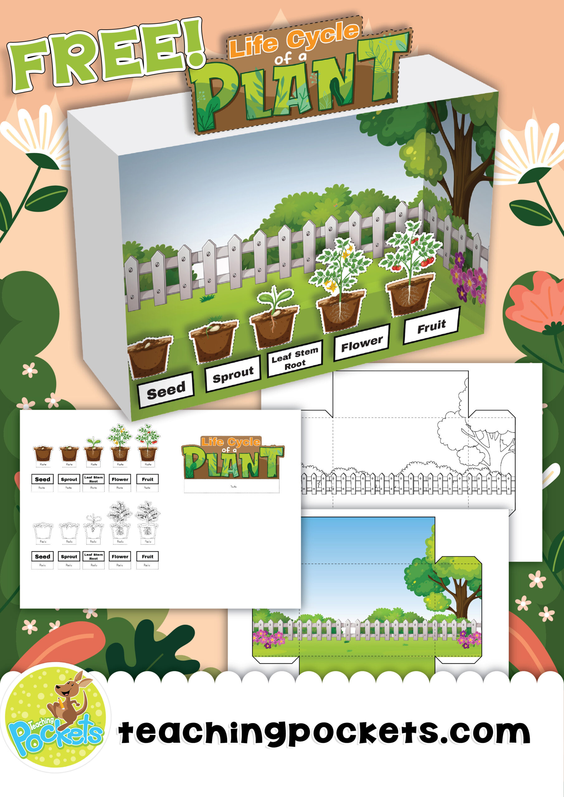 Craft Dioramas Ideas &amp;amp; Printables For Kids – Teaching Pockets inside Free Printable Dioramas