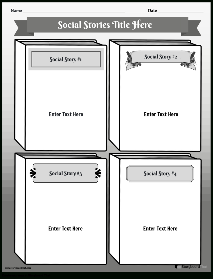 Free Social Story Templates
