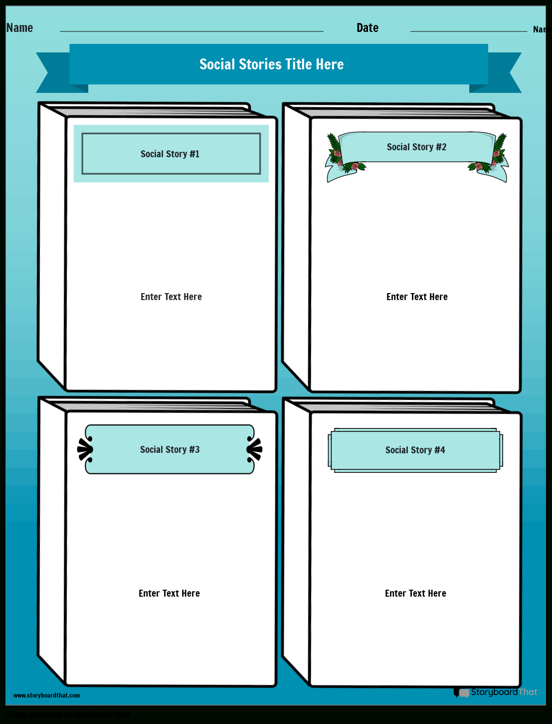 Create Custom Social Stories Templates | Free And Printable pertaining to Free Social Story Templates