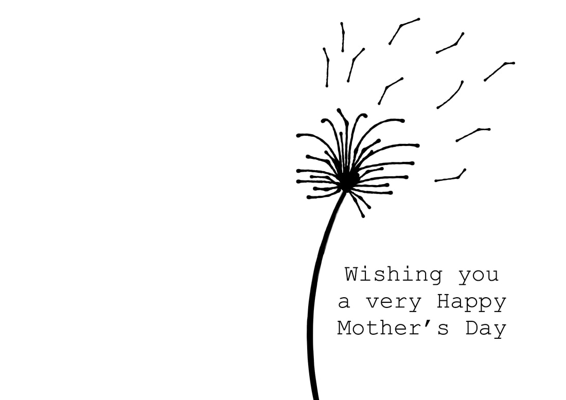 Dandelion Mother&amp;#039;S Day Card with Free Dandelion Printables
