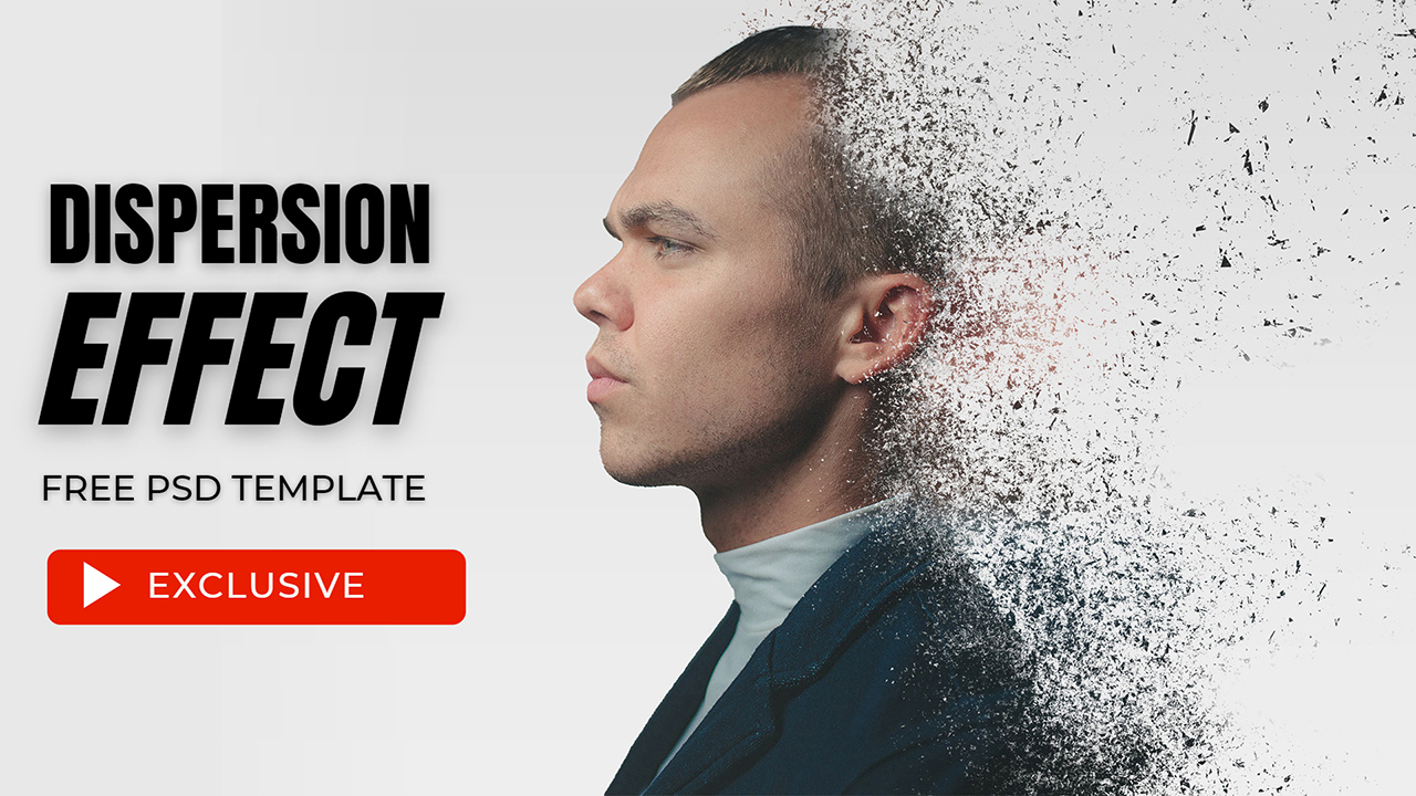 Dispersion Photo Effect - Photoshop Psd Template Free - Psdesire pertaining to Free Psd Photo Effects Templates