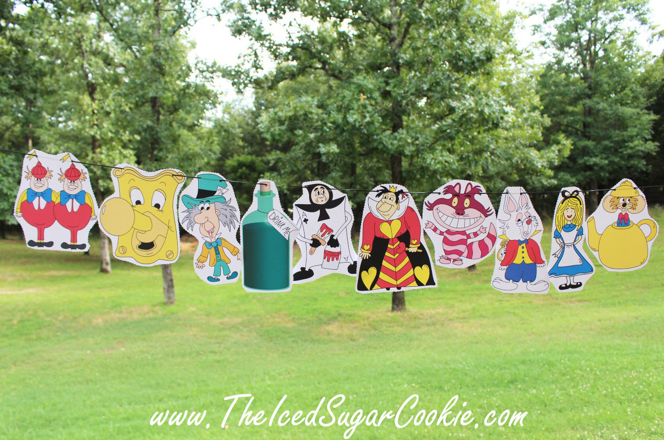 Diy Birthday Blog: Alice In Wonderland Photo Booth Props And throughout Free Alice in Wonderland Photo Booth Printables