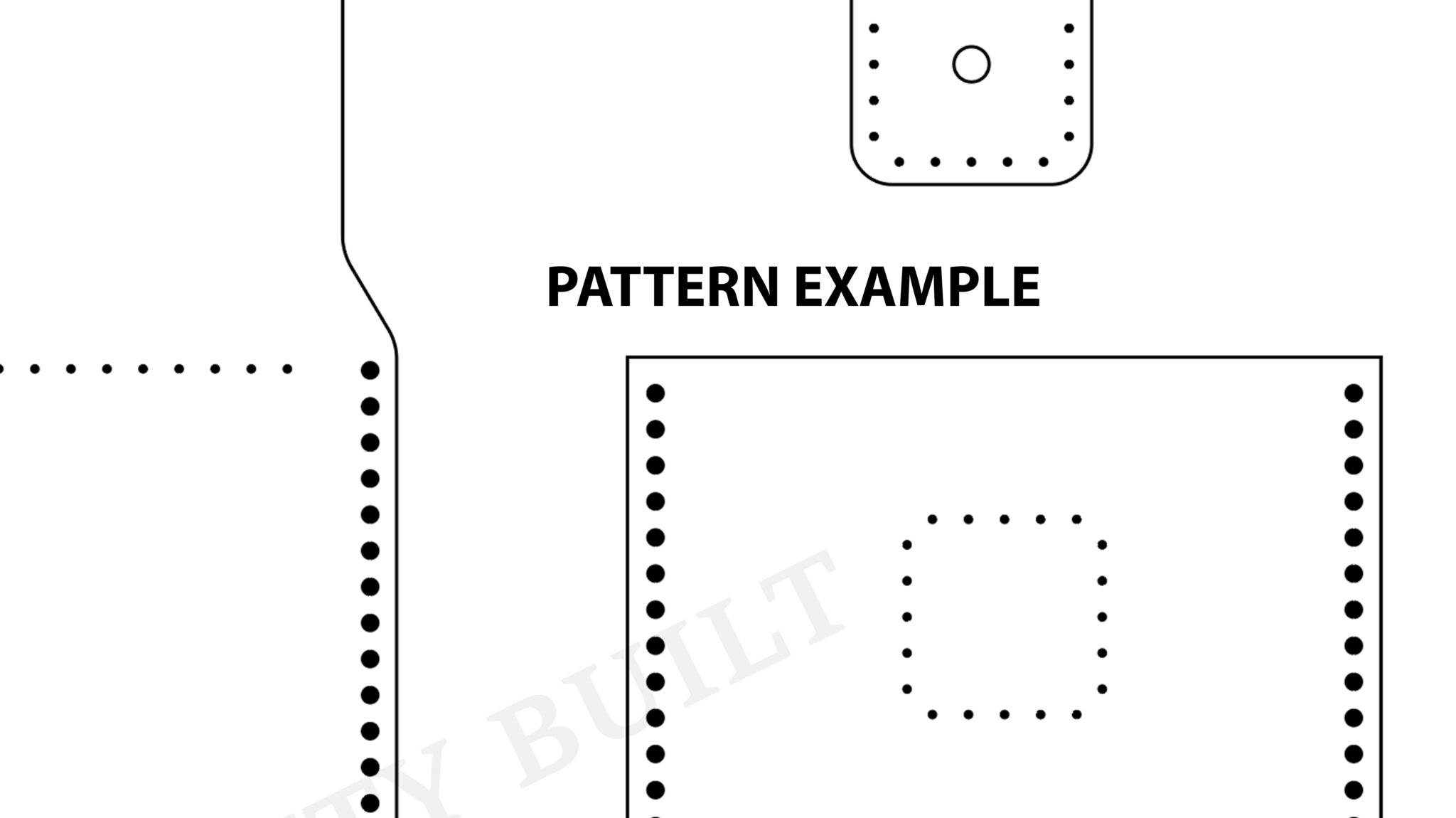 Diy Digital Pattern Pdf Template Leatherman Knife Holster intended for Pdf Printable Leather Holster Patterns