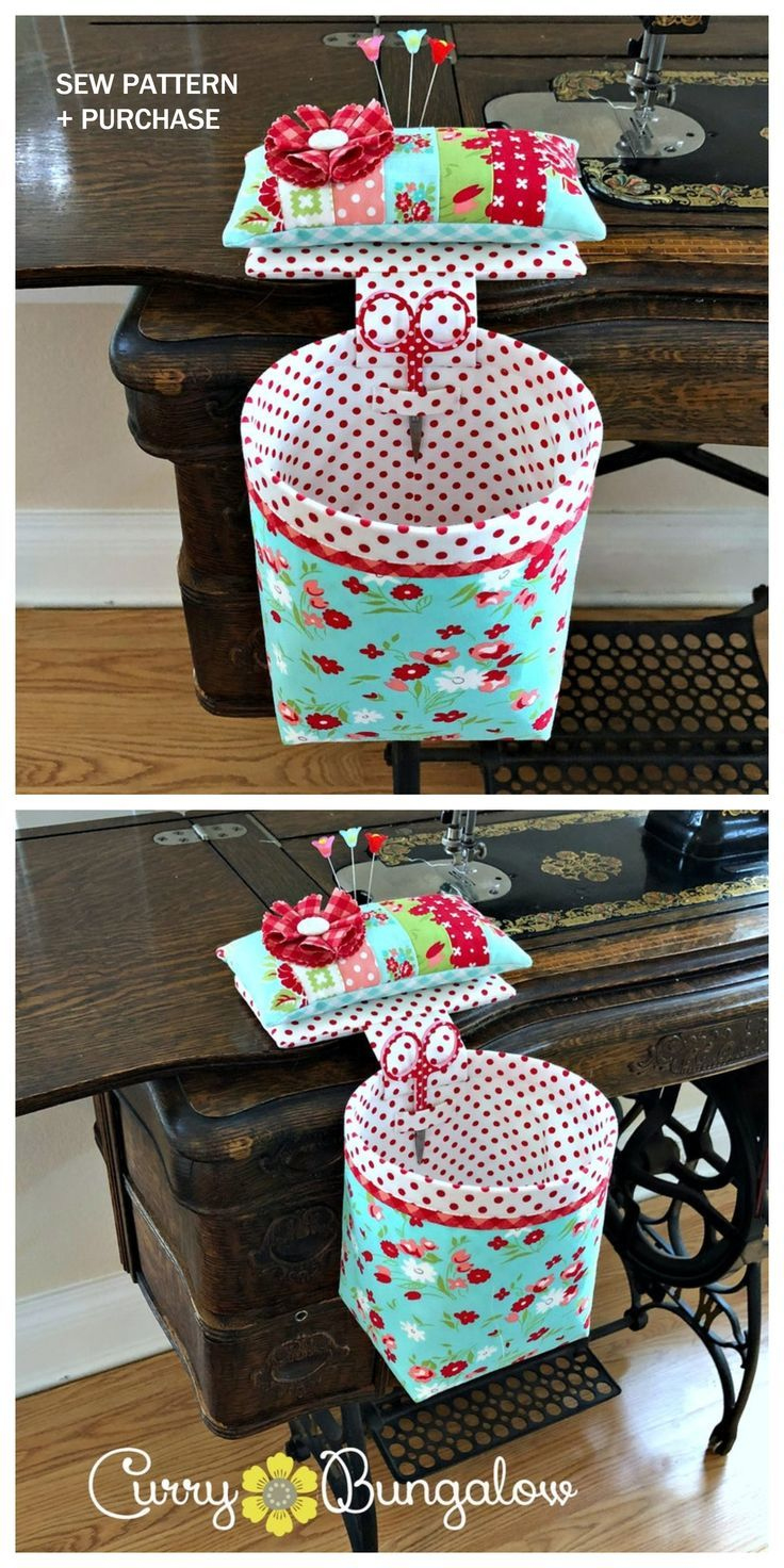 Diy Thread Catcher Hanging Bag Free Sewing Patterns | Sewing within Free Printable Thread Catcher Pattern