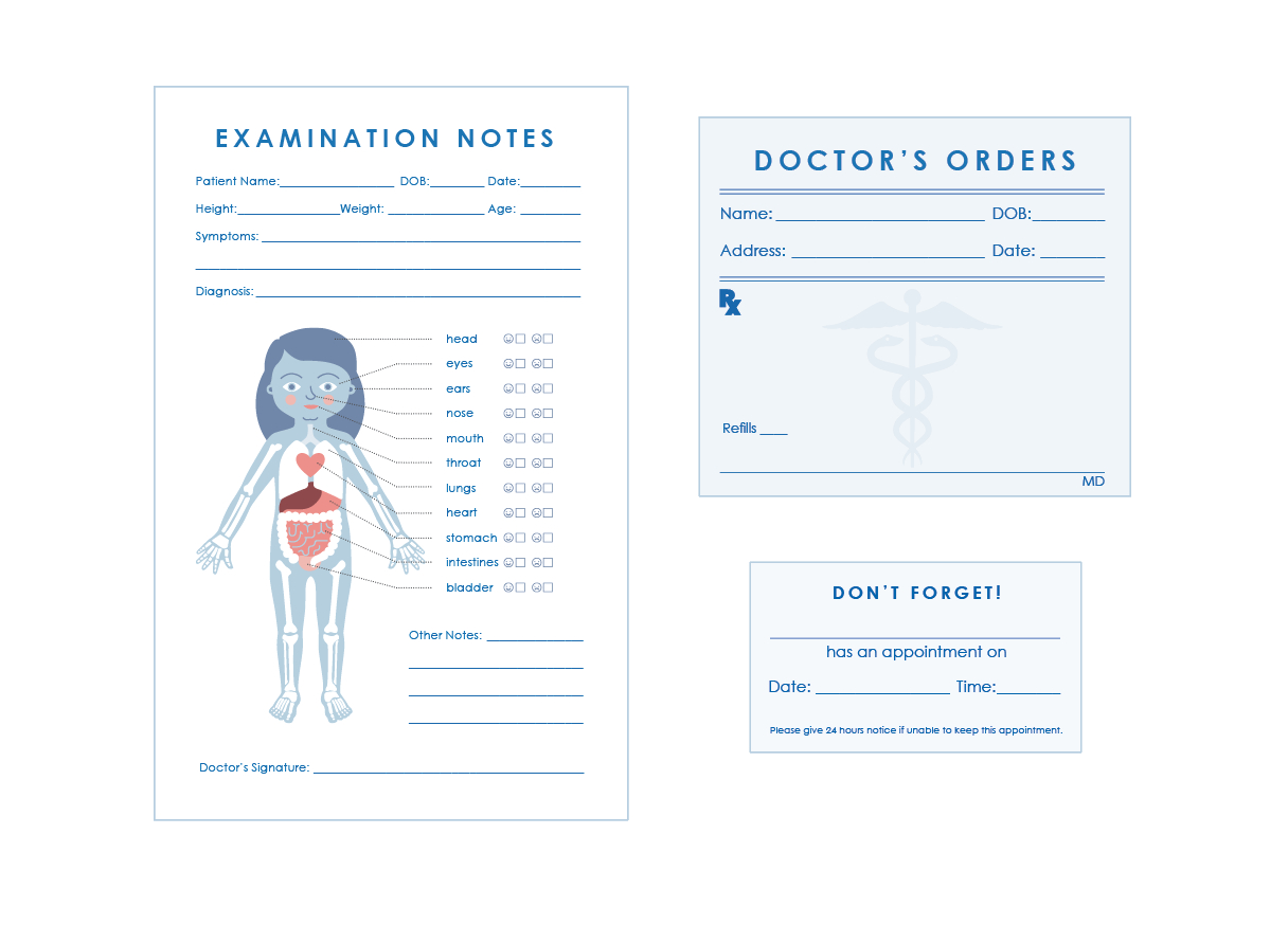Doctor&amp;#039;S Office — Play With Cmyk - Free Printables inside Free Doctor Dramatic Play Printables