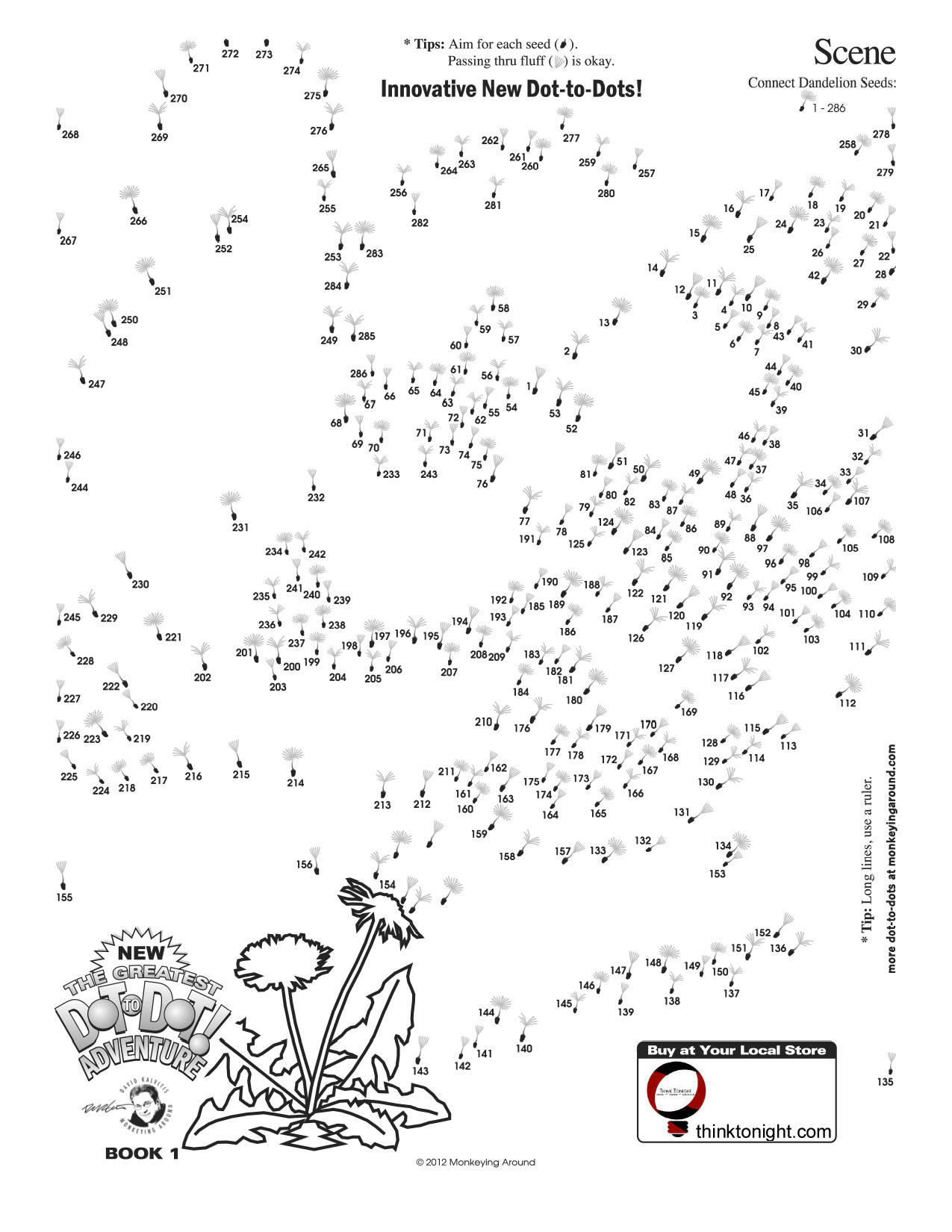 Downloadable Dot-To-Dot Puzzles with regard to Free Connect The Dots Printables For Adults