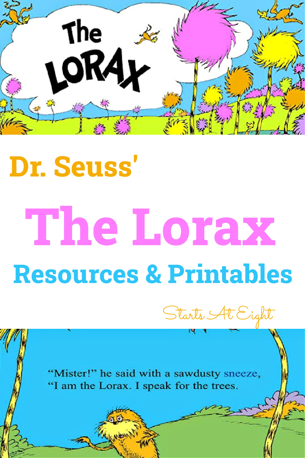 Dr. Seuss&amp;#039; The Lorax Resources &amp;amp; Printables - Startsateight pertaining to Free Lorax Printables