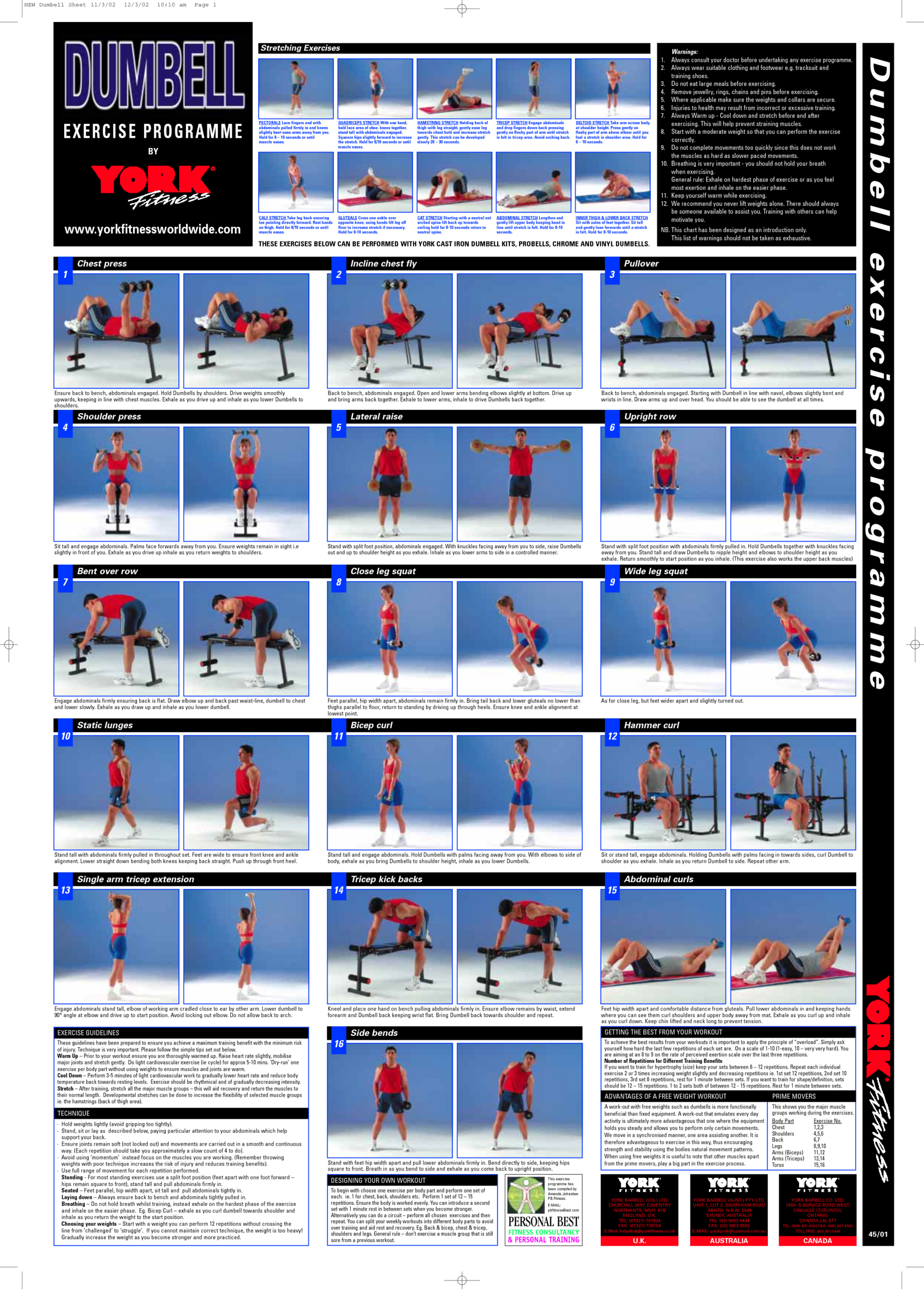 Dumbbell Exercises Chart - 10 Free Pdf Printables | Printablee with regard to Dumbbell Exercises Chart Printable
