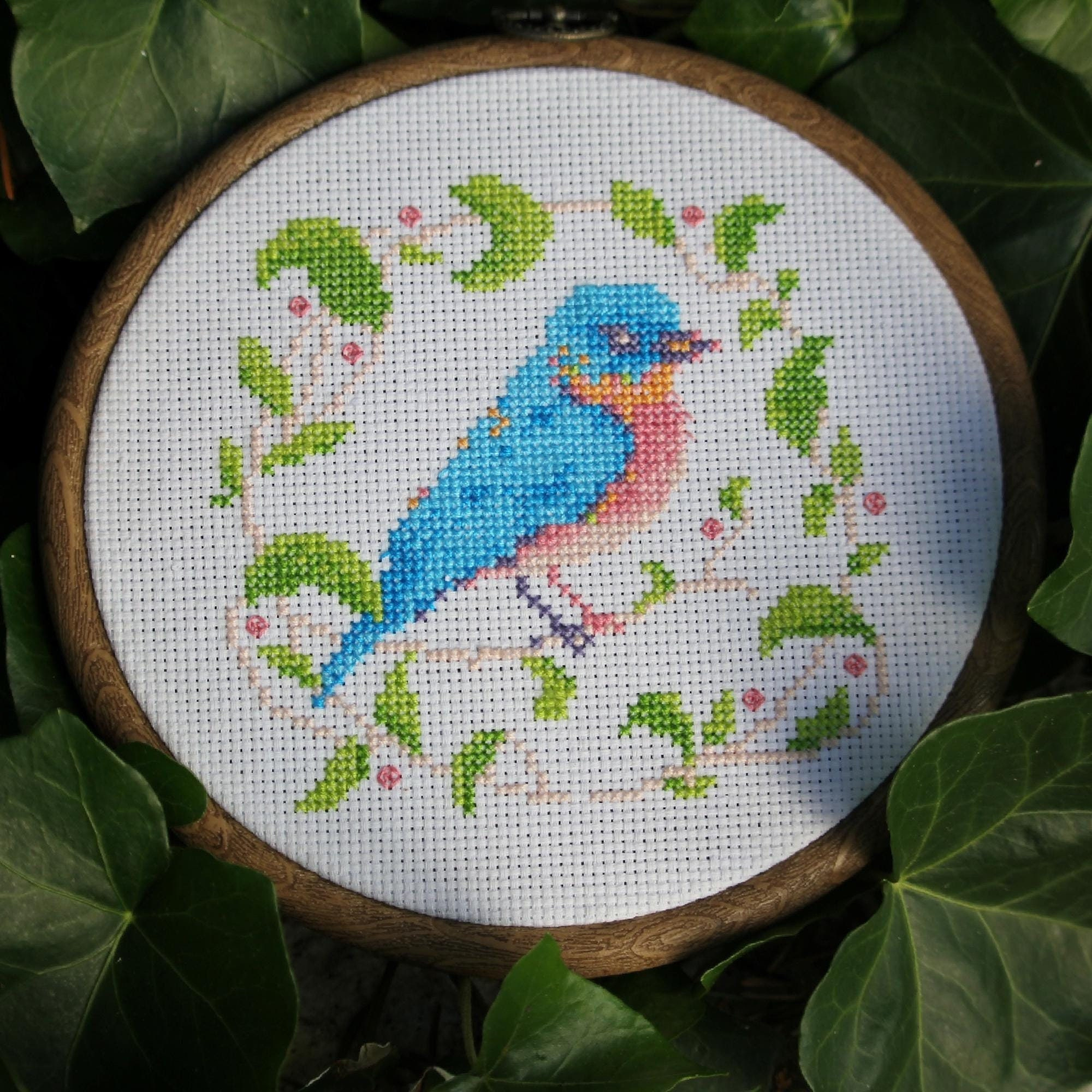Eastern Bluebird Wingspan - Cross Stitch Pattern - Digital Pdf - Etsy within Free Easy Printable Bluebird Cross Stitch Patterns