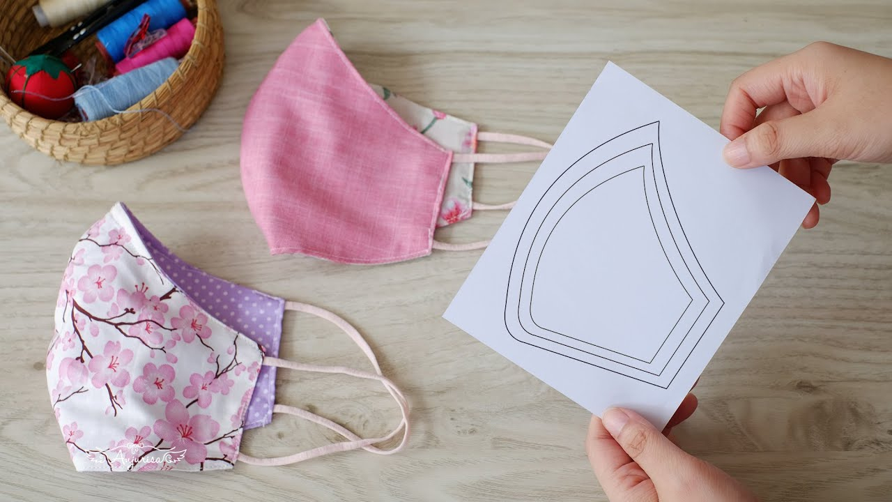 Easy Mask For Beginners With Free Pattern Face Mask (Step-By-Step For Beginners) with Free Printable Patterns For Face Masks
