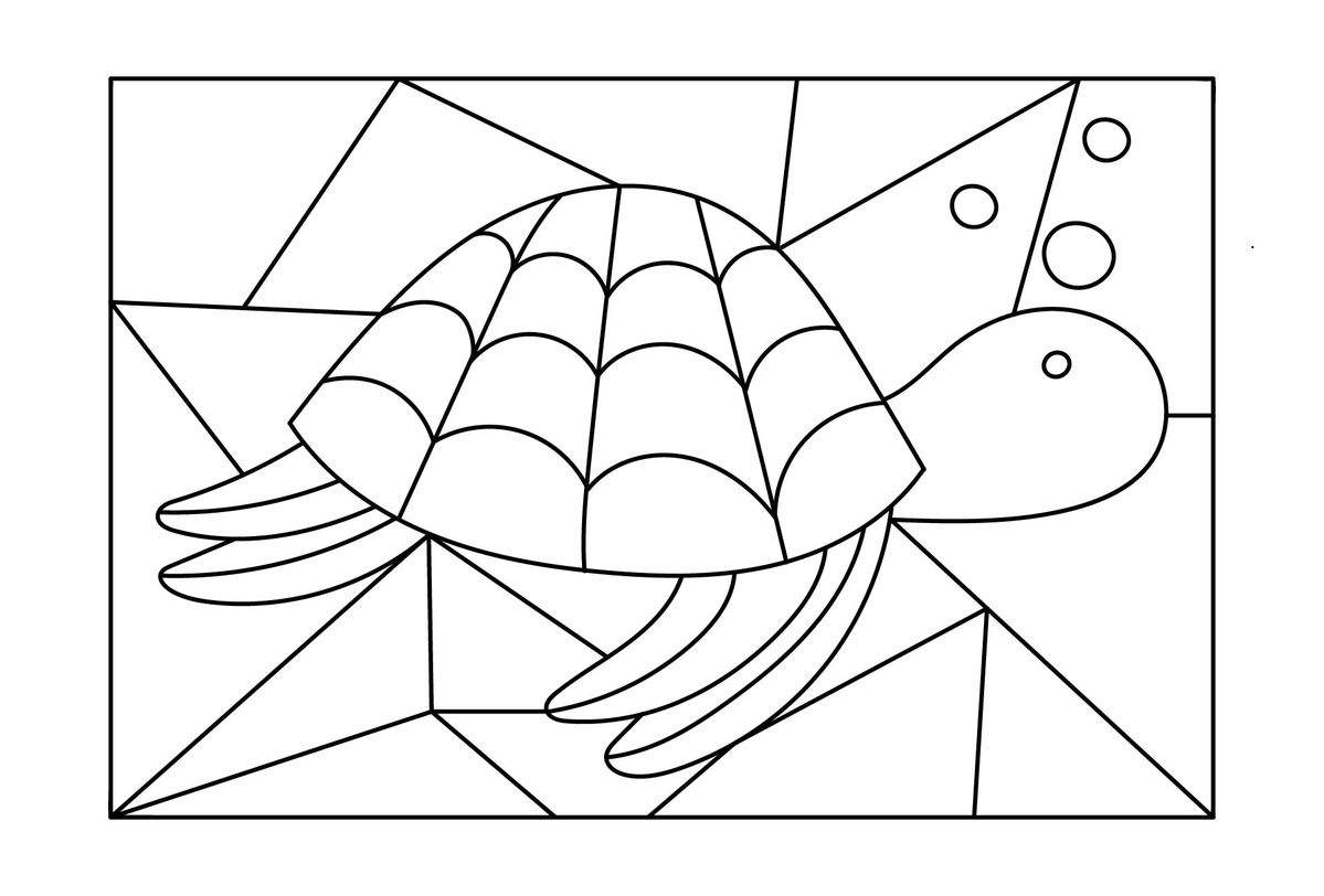 Easy Mosaic Patterns - 10 Free Pdf Printables | Printablee within Beginner Printable Mosaic Patterns