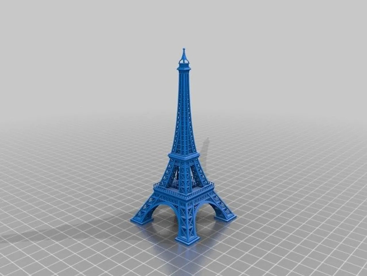 Eiffel Towermichal Fanta | Download Free Stl Model with regard to Free Eiffel Tower Printables