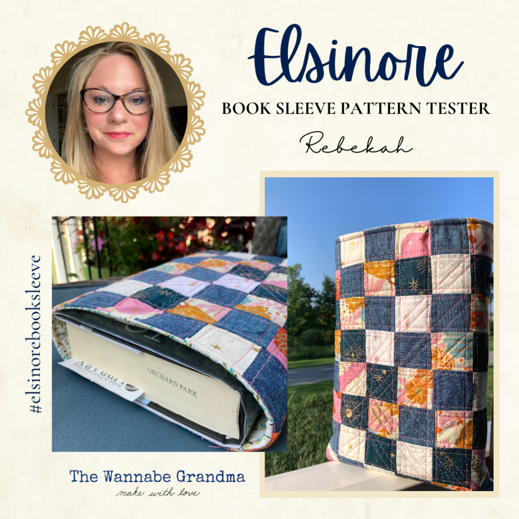 Elsinore Book Sleeve Free Quilting Pattern – The Wannabe Grandma throughout Free Printable Book Sleeve Pattern