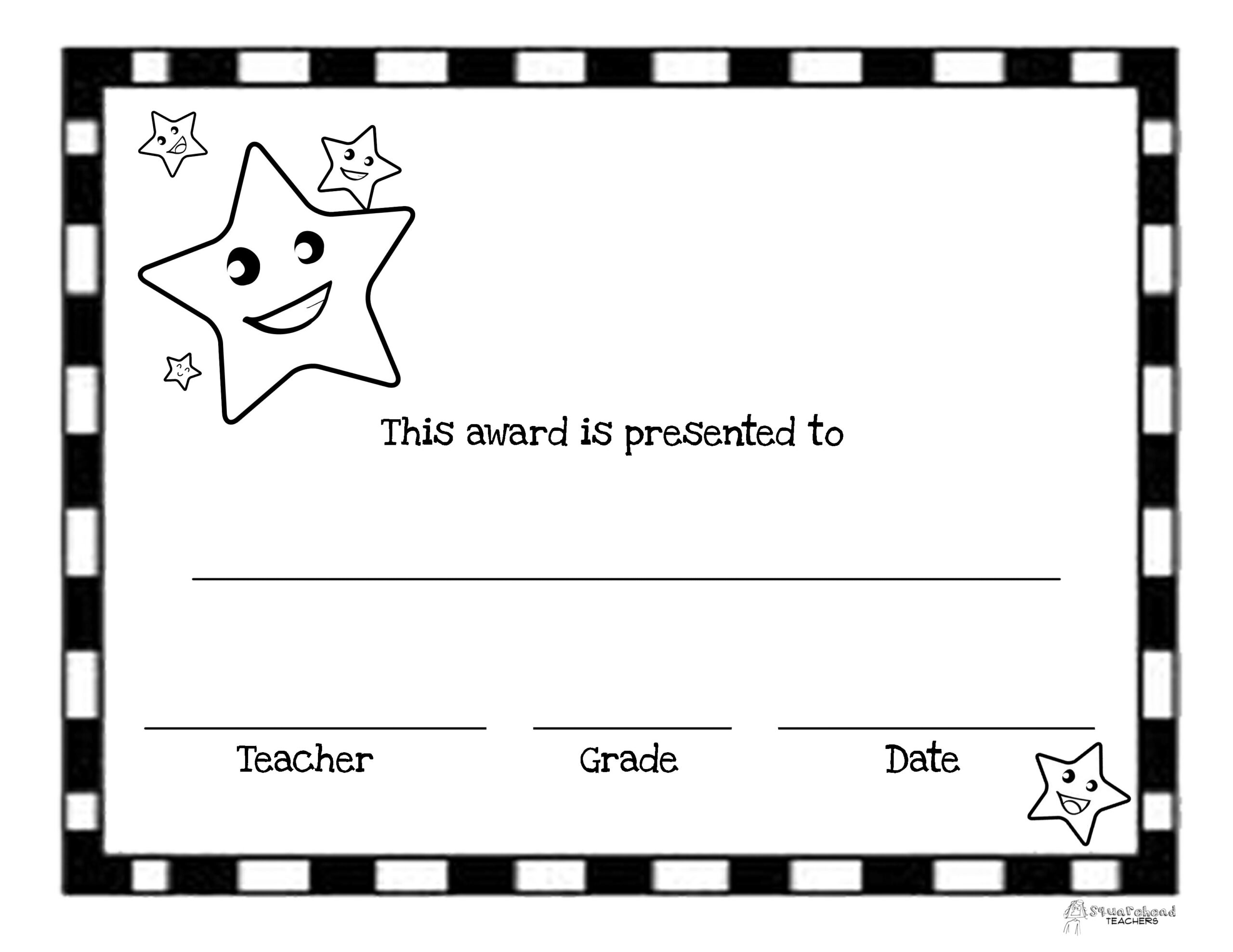 End Of The Year Awards (44 Printable Certificates) | Squarehead intended for Free End Of Year Award Templates