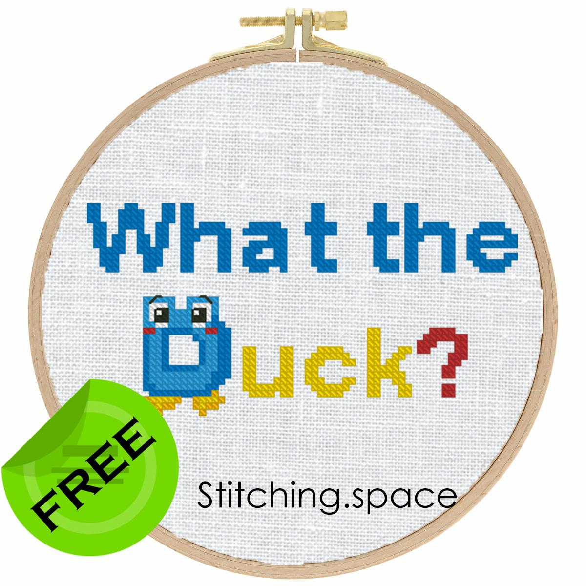 🦆The Free Printable Small And Easy Cross-Stitch Pattern With with Free Printable Funny Cross Stitch Patterns