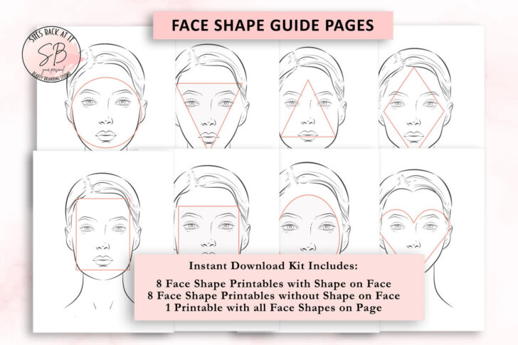 Face Shape Chart Printable