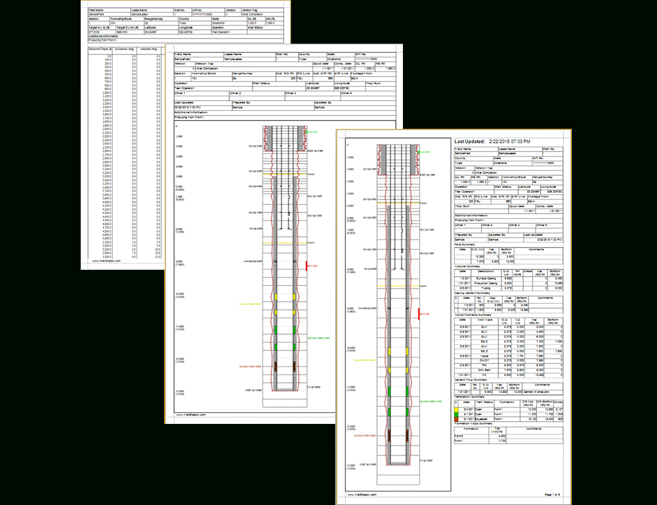 Features | Petrocode – Wellbore Diagram Software in Free Wellbore Schematic Excel Template