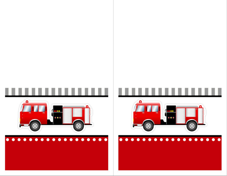 Firefighter Birthday Party Free Printables